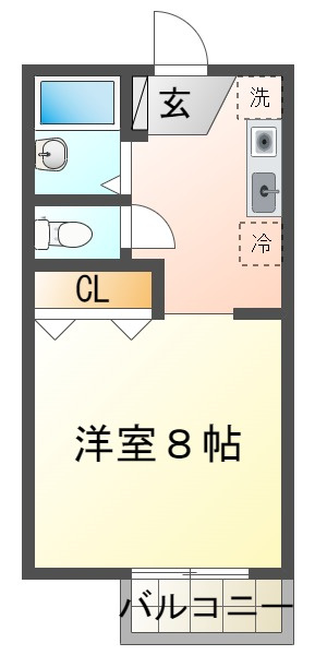 セジュール今寺の間取り