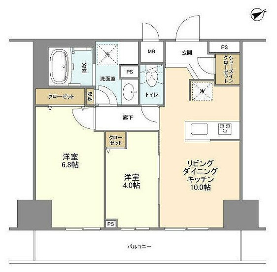 ブレス蔵前の間取り