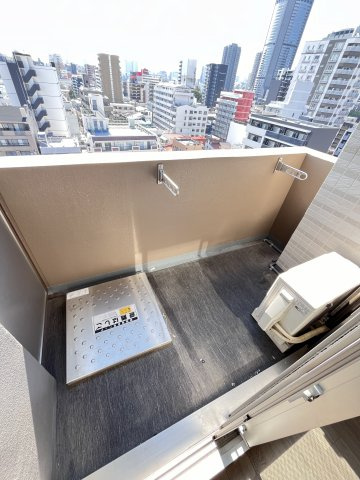 大阪市都島区中野町３丁目の賃貸マンションのバルコニー