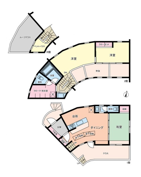 ◎茅ヶ崎市本村4丁目　中古戸建の間取り|3LDK☆