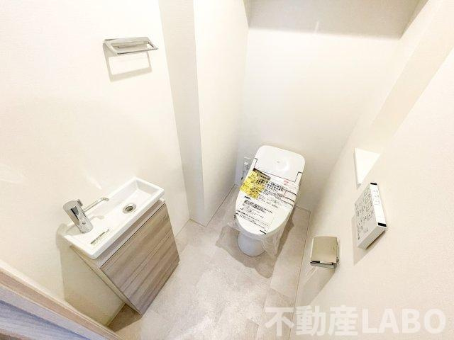 ザ・パークハビオ谷町六丁目クロスのトイレ