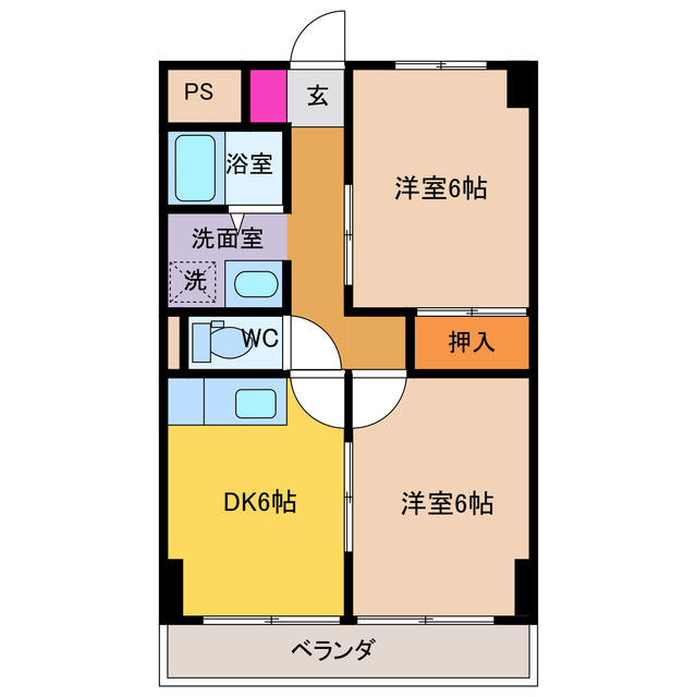 メナードビルの間取り
