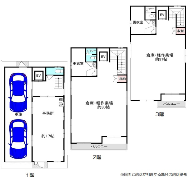 大阪市旭区中宮2丁目　貸倉庫事務所