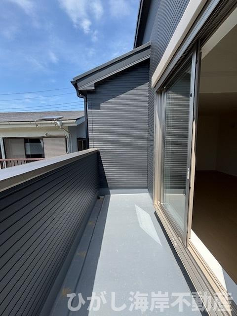 茅ヶ崎市浜之郷　新築戸建　全2棟のバルコニー|バルコニー