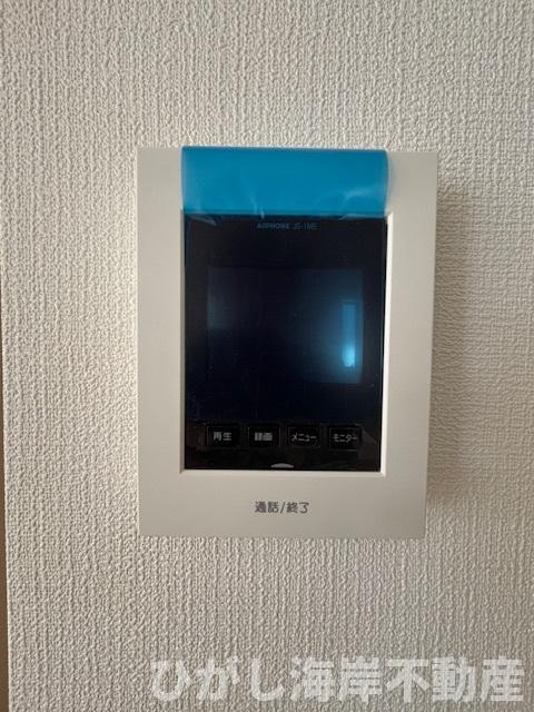 茅ヶ崎市浜之郷　新築戸建　全2棟のセキュリティ|TVモニター付きインターフォン