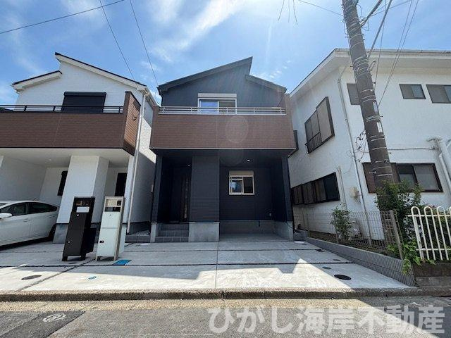 茅ヶ崎市浜之郷　新築戸建　全2棟の外観|現地外観