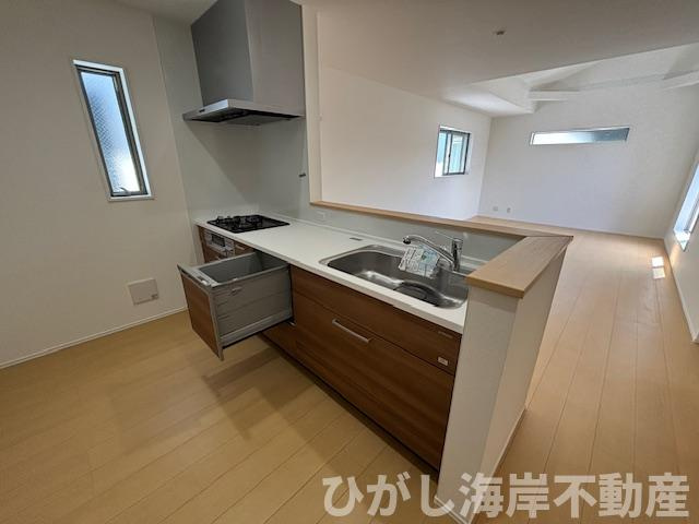 茅ヶ崎市浜之郷　新築戸建　全2棟のキッチン|キッチンスペース
