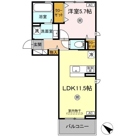 フェニックスアレシアの間取り