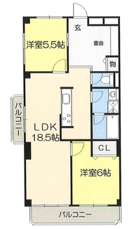 【間取り】 | 日商岩井第8緑地公園マンション