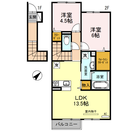 【間取り】 | セジュール623　Ⅱ