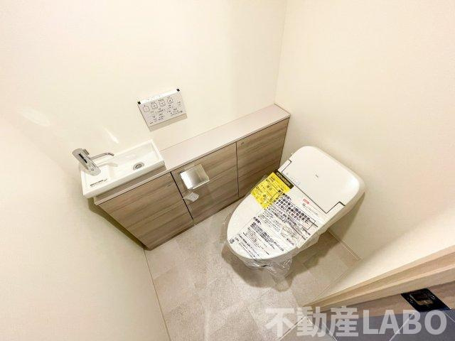 ザ・パークハビオ谷町六丁目クロスのトイレ