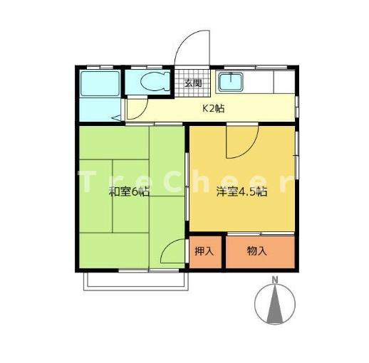 【間取り】 | コーポ関口