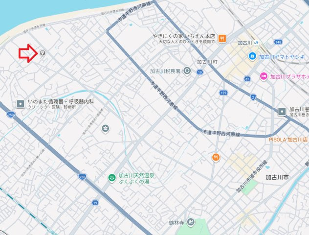 加古川市加古川町友沢第8（全2棟）2号棟の地図