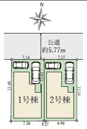西舞子9丁目 1期1号棟の外観