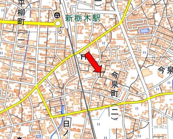 栃木市1棟アパート＋戸建ての地図