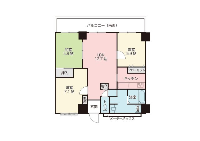 【間取り】 | スカイタワー41