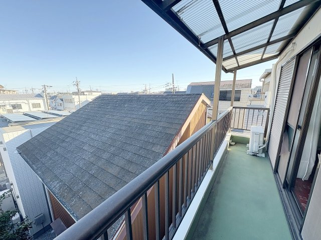 中古戸建のバルコニー