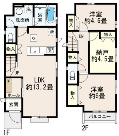 【間取り】 | 小平市回田町　新築戸建　全3棟　 | B号棟