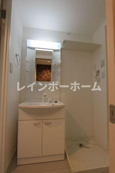 alcasa竹ノ塚の独立洗面台