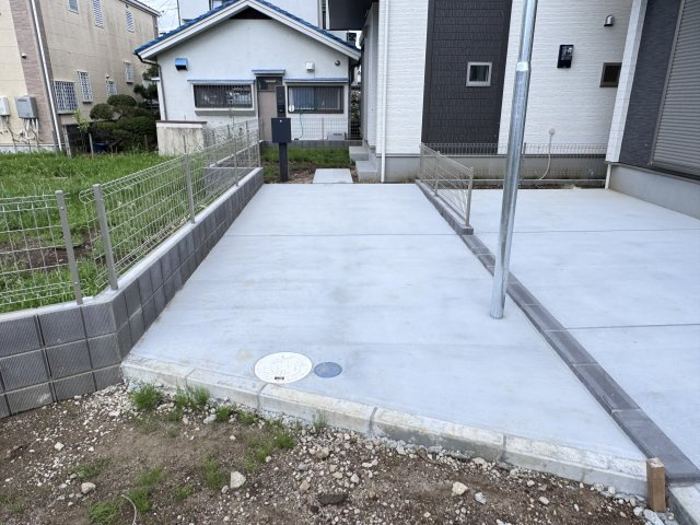 松戸市西馬橋2丁目新築戸建【馬橋北小学校:10分】の駐車場|1号棟駐車スペース