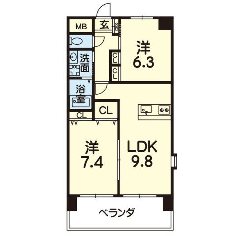 ＴＷＩＮＢＬＤ　ＹＯＳＨＩＤＡの間取り
