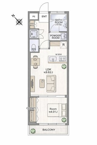 【間取り】 | 渋谷マンション