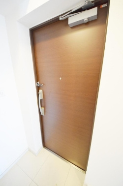 ルフレリバーサイド町屋の玄関