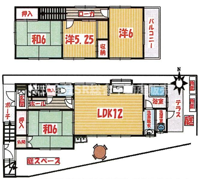 日下町2丁目中古戸建の間取り|都会の喧騒から離れて過ごしたい方に特にオススメです！