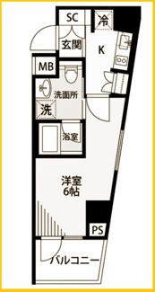 【間取り】 | プレール・ドゥーク横濱紅葉坂