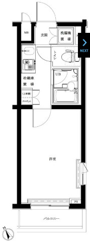 ルーブル喜多見の間取り