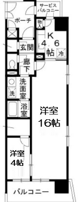 【間取り】 | ロイヤルパークスなんば