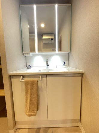 【仲介手数料無料／昭和区】ライオンズマンション石川橋の独立洗面台