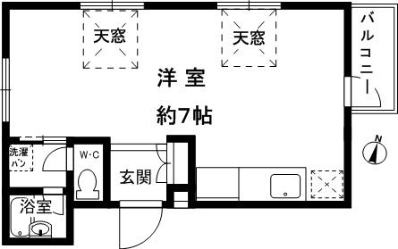 スプローネ御影の間取り