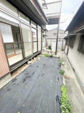 大阪市鶴見区今津南１丁目の一戸建ての庭