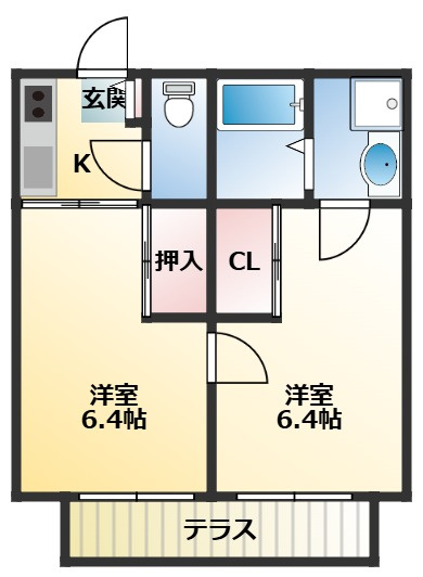 多摩川レジデンスの間取り