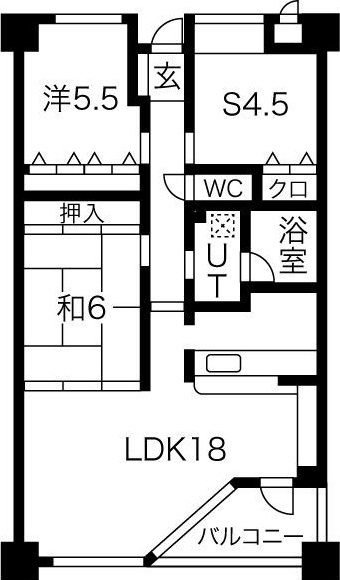 サンクレスト泉中央の間取り