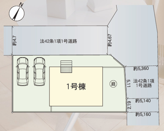 【区画図】 | クレイドルガーデン倉敷市水島川崎通第3 (全1棟)