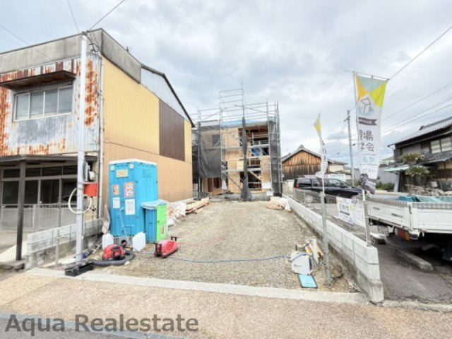 綾歌郡宇多津町網の浦の新築一戸建の前面道路含む現地写真|前面道路含む現地写真です