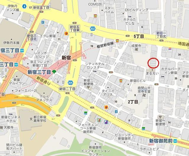 第三玉屋ビルの地図| 