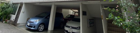 朝倉ハイツのエントランス