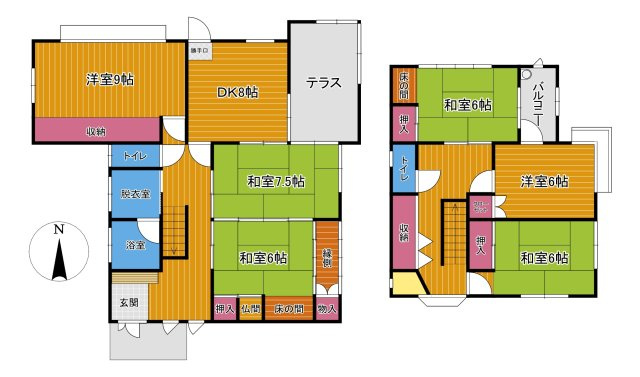 八鹿（一部）中古住宅