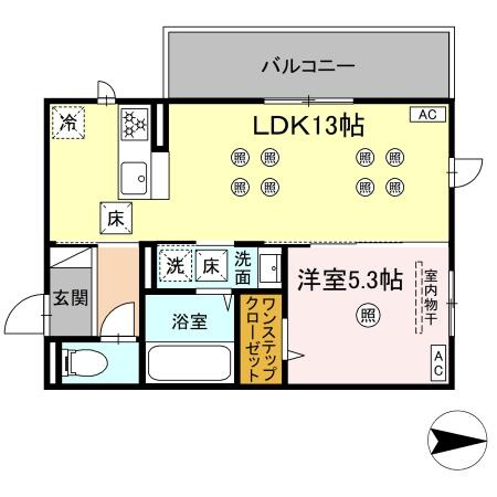 カトルカールⅡの間取り