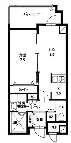 アルバ両国の間取り
