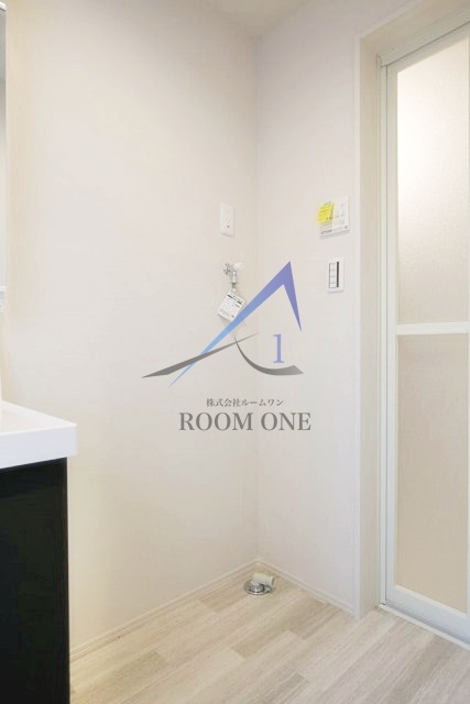 casa bonheurの設備|洗濯機置き場です。