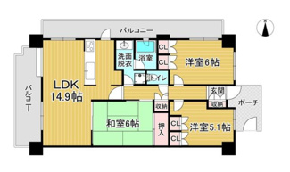 【間取り】 | 聖護院パーク・ホームズ