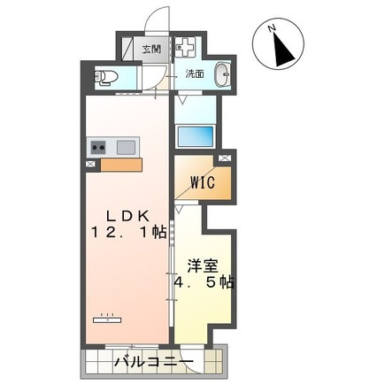 Tiara本町の間取り