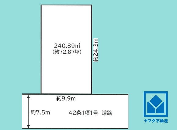 西宮市馬場町の土地図