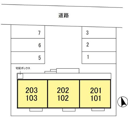 【区画図】 | マルベリー弐番館