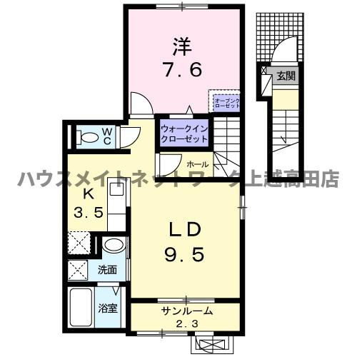 プレジールの間取り|間取図