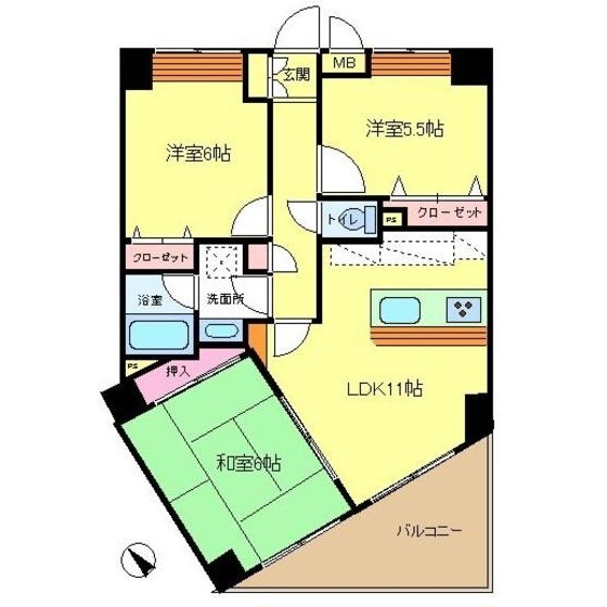 ボヌールの間取り